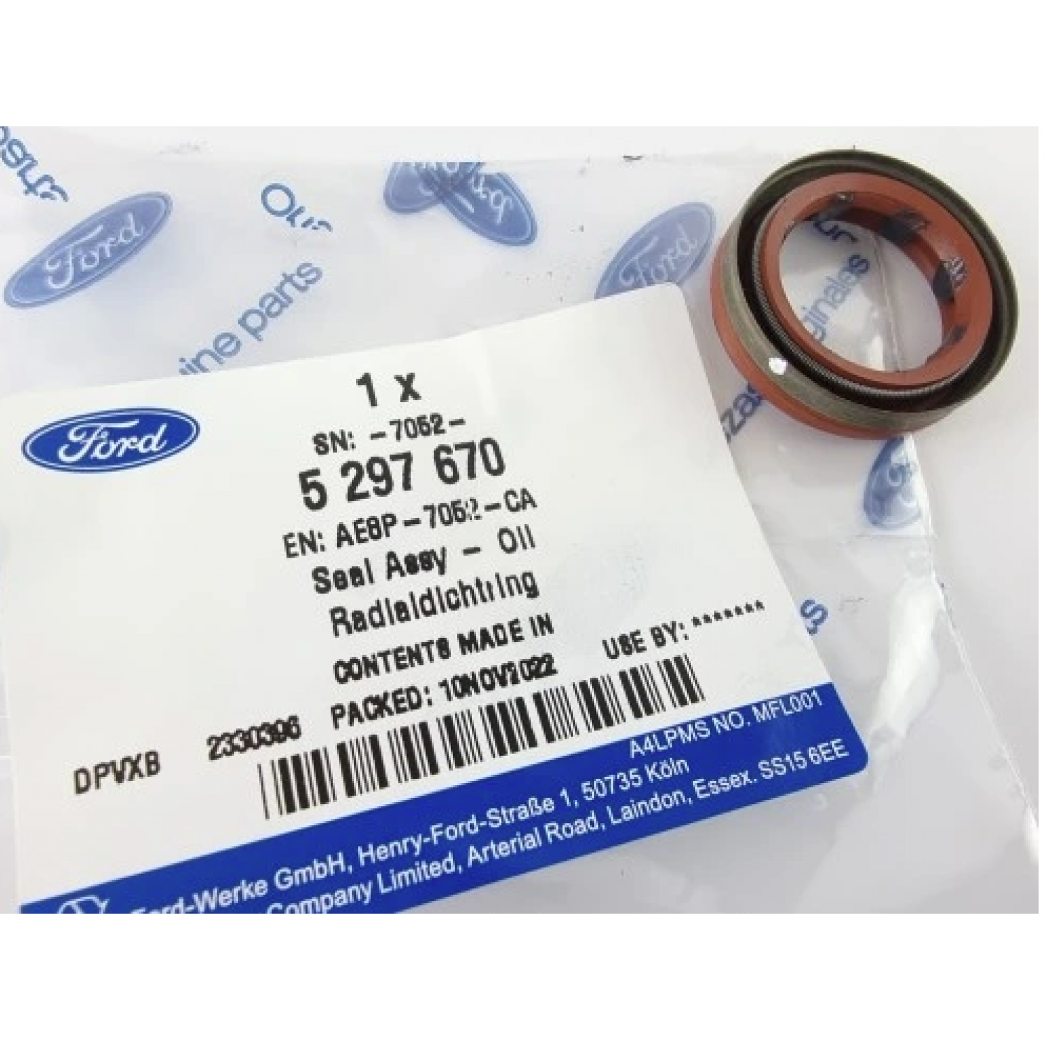 FORD AE8P 7052 CA Powershift Otomatik Vites Kavrama Tarafı Prizdirek Keçesi