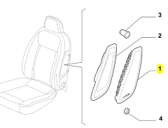 Fiat Doblo Ön Sol Şoför Koltuğu Airbag Modülü 735630863