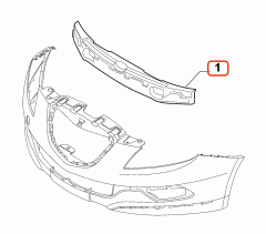Lancia Delta Ön Tampon Darbe Emici 51808854