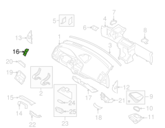 Volvo XC60 Ön Panel Kapağı 39886867