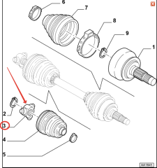 Fiat Genel İç Aks İstavrozu ( Mafsal ) OPAR 46307676