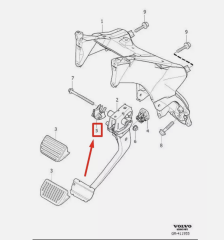 VOLVO Fren Pedalı Sensörü 31362641