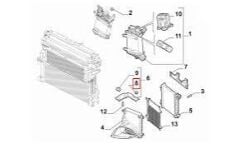 OPAR 46436960 Fiat Radyatör Alt Bağlantı Lastik Takozu