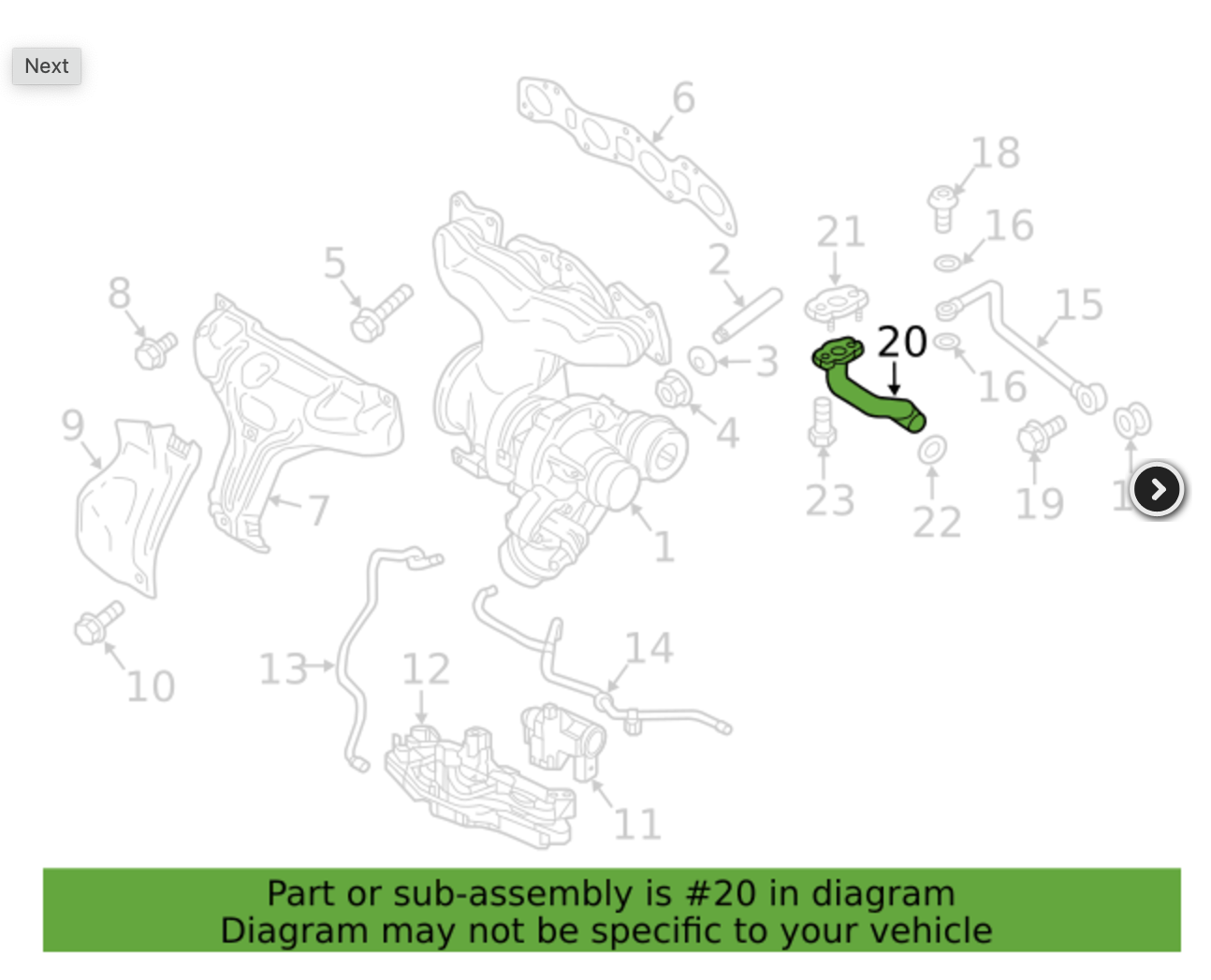 VOLVO Turbo Yağ Borusu 31452709