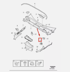 Volvo XC60 Ön Cam Panel Süngeri 31442053