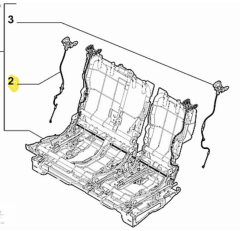 Fiat 500L Sağ Arka Koltuk Kumanda Teli OPAR 71776017