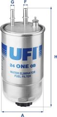 DUCATO III-IV EURO 5 Yakıt Filtresi UFI 24.ONE.0B / 77366565