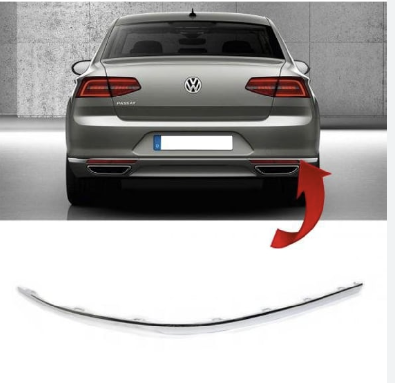 GKL 292882 Passat 15 Arka Sağ Tampon Nikelajı 3G0853842