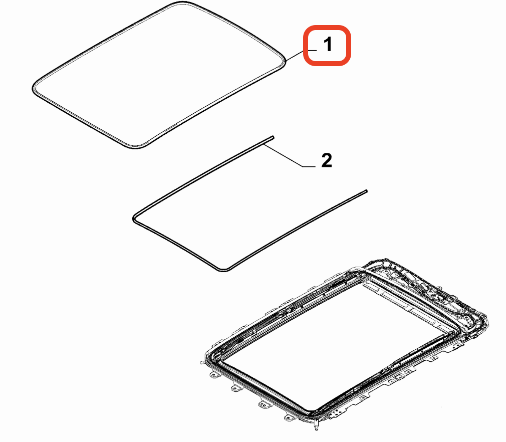 Jeep Compass Açılır Tavan Fitili 77368901