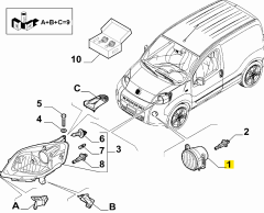 Fiat Fiorino Sol Sis Farı 1357925080