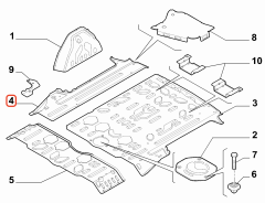 Fiat Doblo Taban Sacı OPAR 52025816 / 51861530