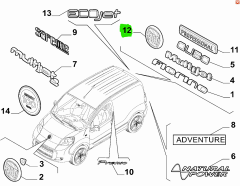 Fiat Fiorino Arka Arma 51946994