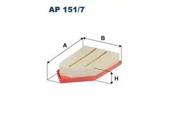 FILTRON AP 151/7 Hava Filtresi L1B1 9601 AB