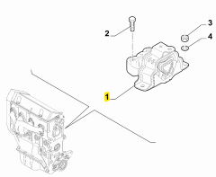Fiat Şanzıman Takozu Sol Üst OPAR 51761609