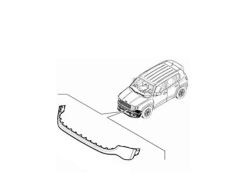 JEEP Renegade Ön Tampon Üst Parça 2013> 735607764