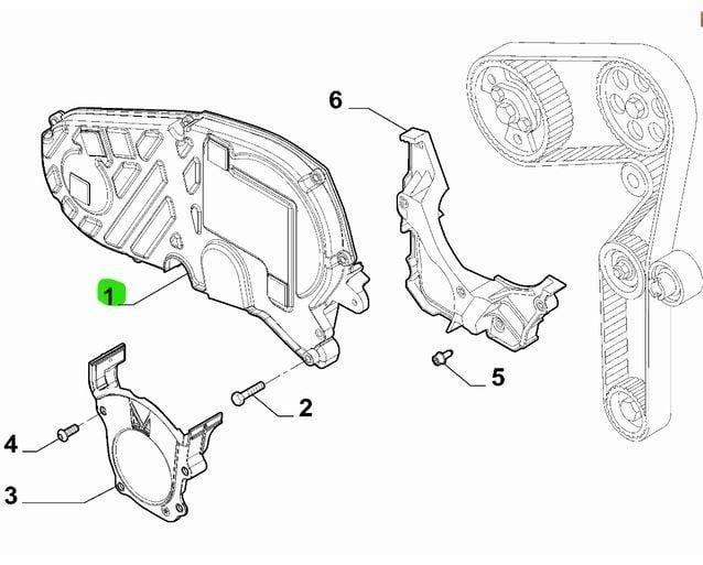 Fiat Egea Triger Kapağı OPAR 55263775