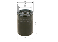 BOSCH 0451103259 FOCUS Yağ Filtresi 978M 6714 B7A