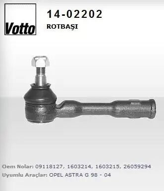VOTTO 14-02202 Rot Başı 1603214