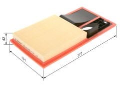 BOSCH F026400035 Hava Filtresi 036129620H