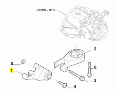 Fiat 500X Renegade Motor Takozu 51999641