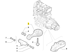 Punto Şanzıman Alt Takozu 46528871