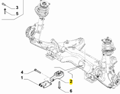 Alfa Romeo Opel Corsa F Şanzıman Takozu OPAR 9824116780