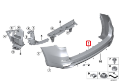 BMW Arka Tampon 51128058060