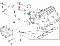 FIAT 500L 500X Egea Doblo Fiorino Emme Manifold Basınç Sensörü 46353406 55282102