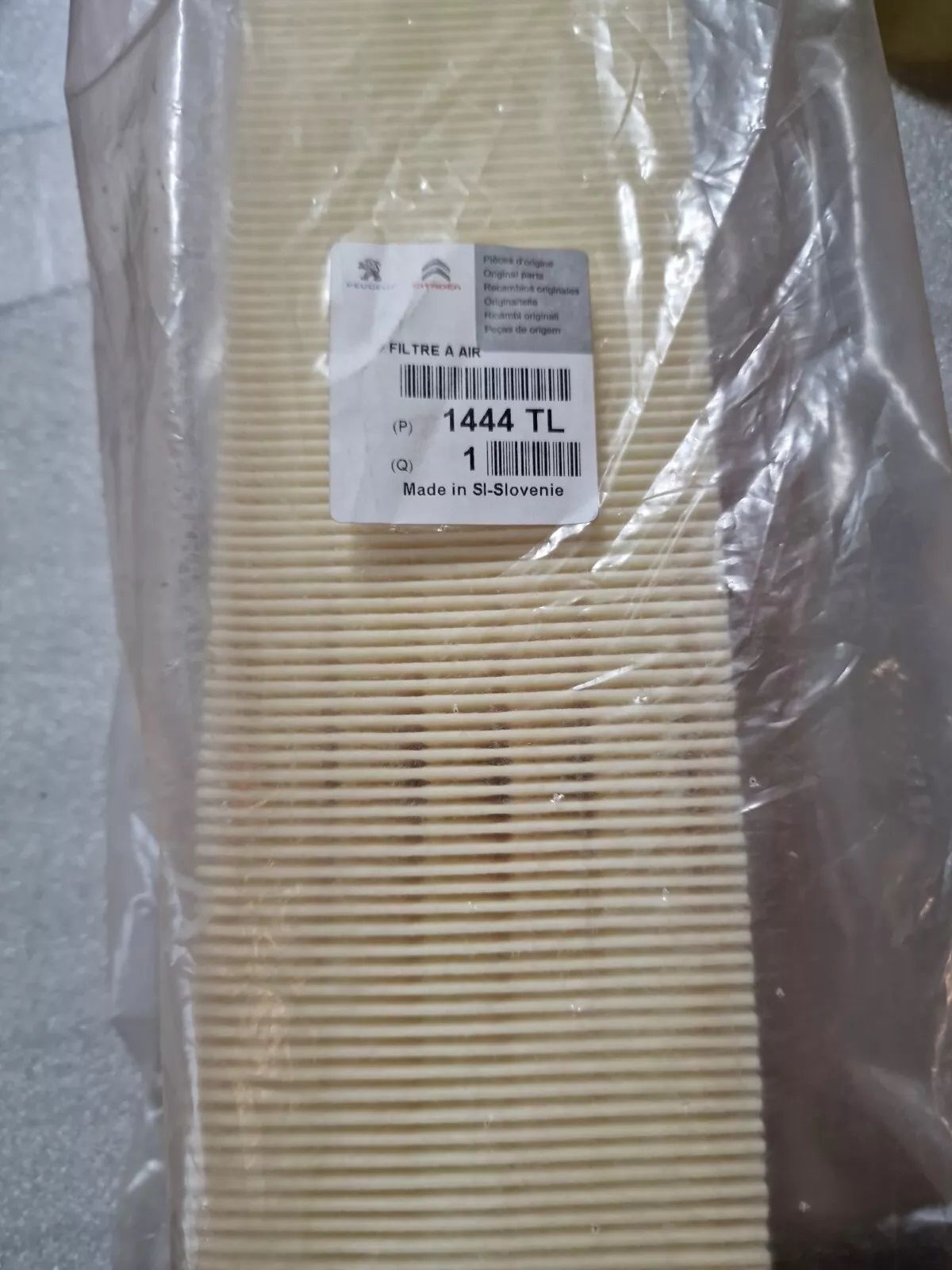 Peugeot 206 207 307 Citroen C4 Benzinli Hava Filtresi PSA 1444TL