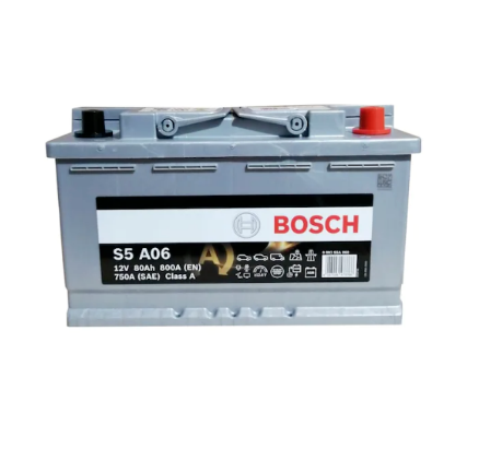 Bosch S5 80Ah AGM Akü 0092S5A060