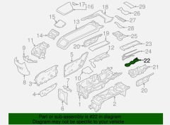 Volvo  Ön Orta Konsol-Bardak Tutucu Mat 31389090