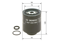 BOSCH 0986TF0086  HYUNDAI/KIA/H100/Starex/Bongo Yakıt Filtresi 3197344000