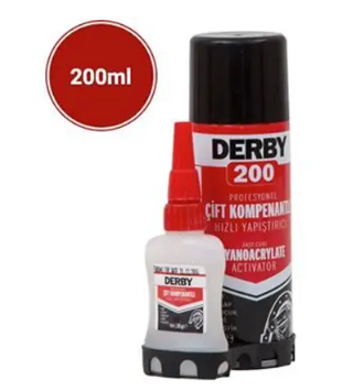 DERBY 8693890301900 MDF Yapıştırıcı Kit Set 200ML