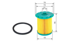 OPEL/RENAULT/NISSAN/Master/Trafic/Movano Yakıt Filtresi Bosch 0986TF0165
