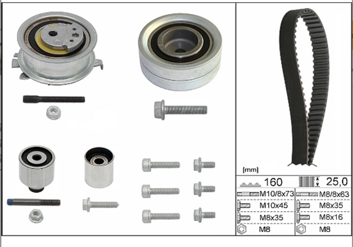 INA 530055010 TRIGER SETI (160 DIS)