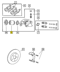 JEEP Fren Kaliper Pistonu - K05011983AA