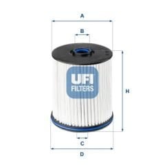 UFI 26E2X01 Yakıt Filtresi 84428486
