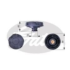 GATES RC241 RADYATÖR YEDEK SU DEPO KAPAĞI 17117521071