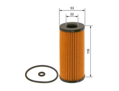 MERCEDES/A/B/W168/W245/VANEO Yağ Filtresi Bosch 1457429272