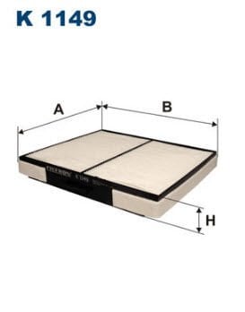 FILTRON K1149 HYUNDAİ Polen Filtresi 971332D100