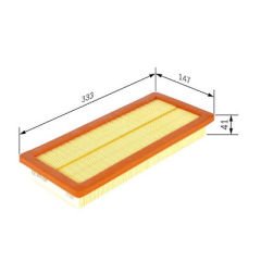 Fiorino/Bipper/Nemo 1.4 Hava Filtresi 51785947