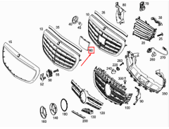 Mercedes W213 Radar Sensör Kapağı A2138212500