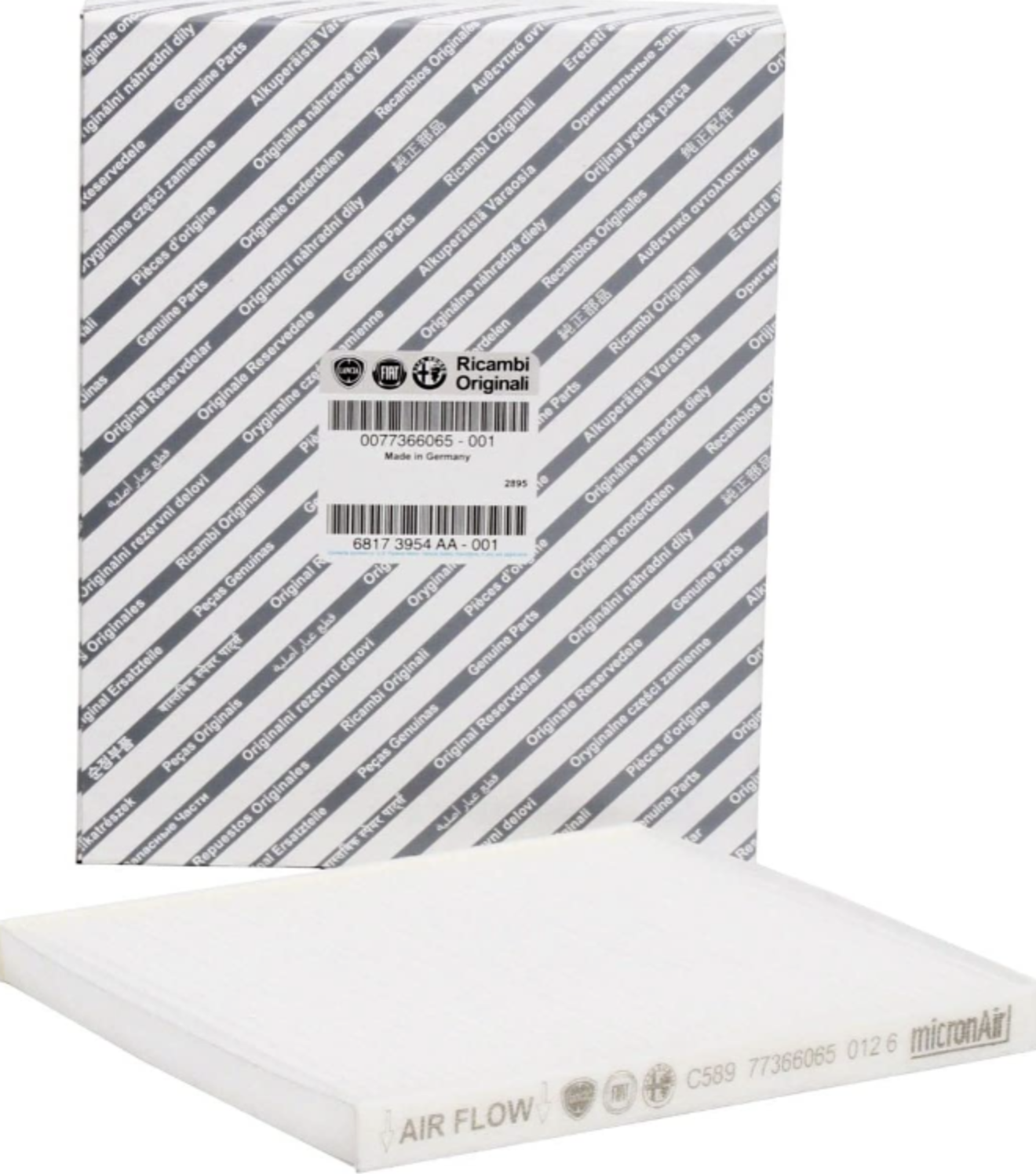 Fiat 500 Panda Antialerjen Polen Filtre OPAR 55178565