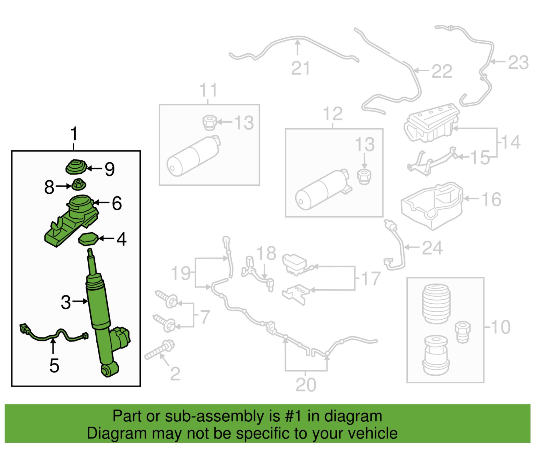 VOLVO 32346068 XC60 Sol Arka Amortisör  32246753