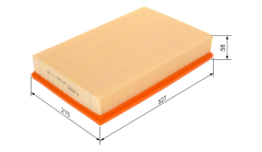 BOSCH 1457433300 VOLVO S60 Hava Filtresi 94546470