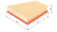 BOSCH 1457433532 VW Hava Filtresi 6Y0129620