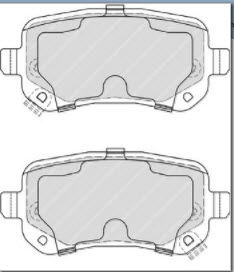 Voyager/Journey/Freemont Arka Fren Balatası K68192439AA / 68192439AB