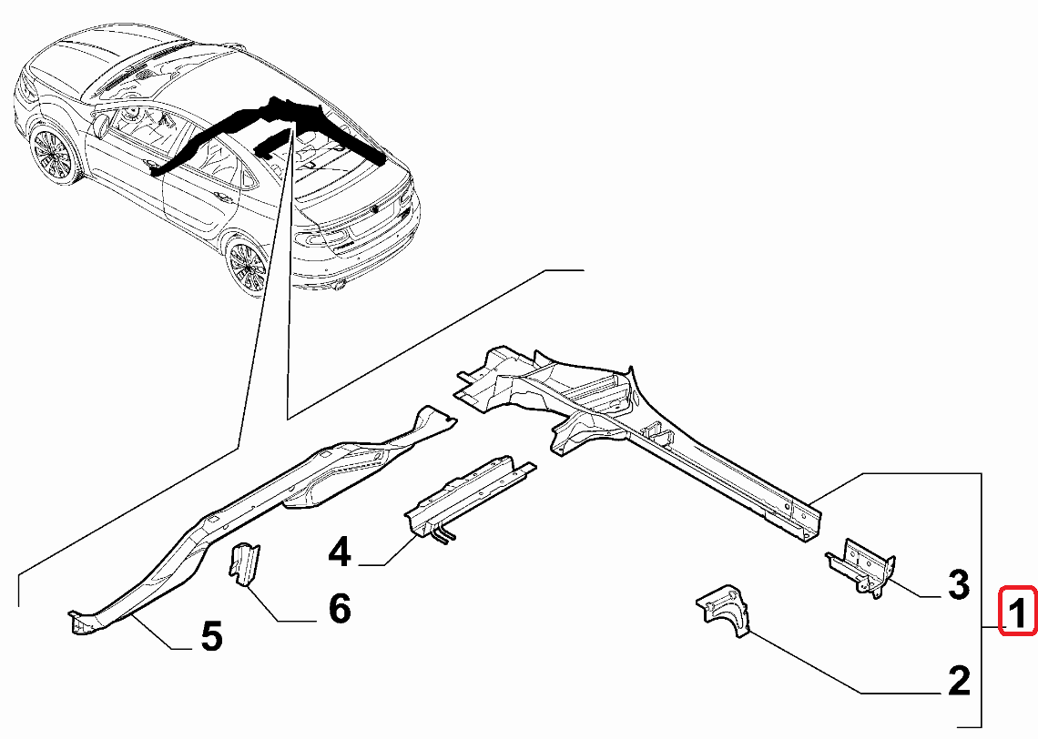 FIAT Egea Şase Mesnet Sacı 52109244