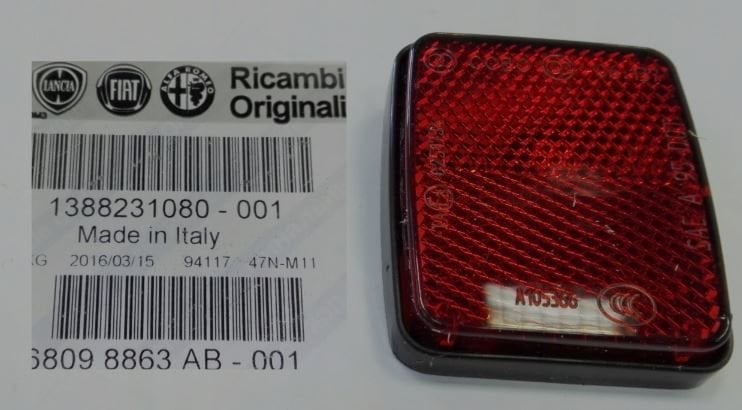 Fiat Doblo Arka Tampon Reflektörü 1388231080 / 1348401080