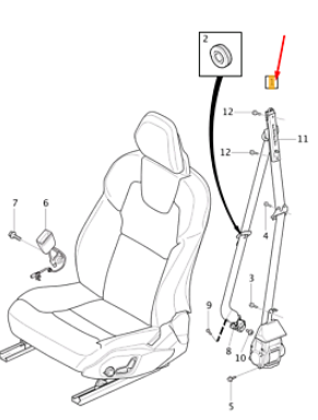 Volvo V90 Emniyet Kemeri Komple 32386977 / 31322635